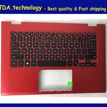 Wellendorff New/org чехол с подставкой для рук для Dell Inspiron 13-7000 7347 7348 7359 верхняя крышка с подставкой для рук US keyboard, красный