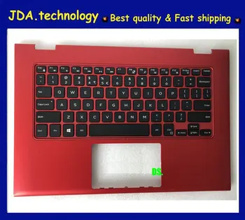 

Wellendorff New/org Palmrest top case for Dell Inspiron 13-7000 7347 7348 7359 Upper cover palmrest US keyboard,Red