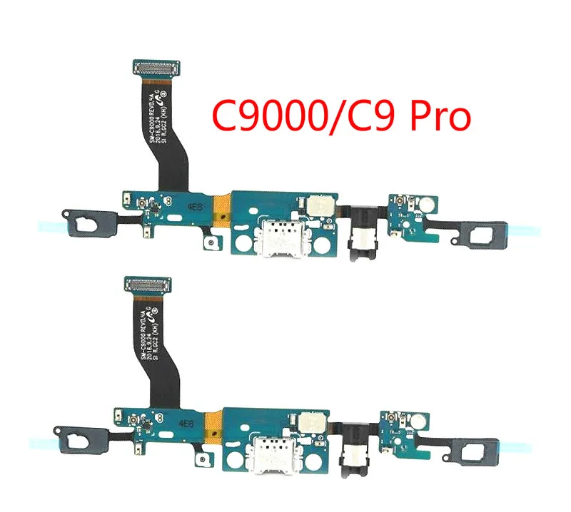 

For Samsung Galaxy C9 pro C9000 Dock Connector Flex Charger Board USB Charging Port Cable with Ear Earphone Jack Flex Cable