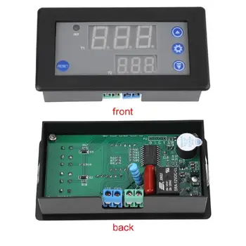 

12V Digital Cycle Twin Timer Delay Relay Module LED for Timing Switch Control