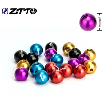 

5 Colorful Aluminum Alloy 4Pcs Shift Cable Tips Brake Gear Cable Line End Cap Ferrules For Bike Bicycle Cable End Cap Bike Part