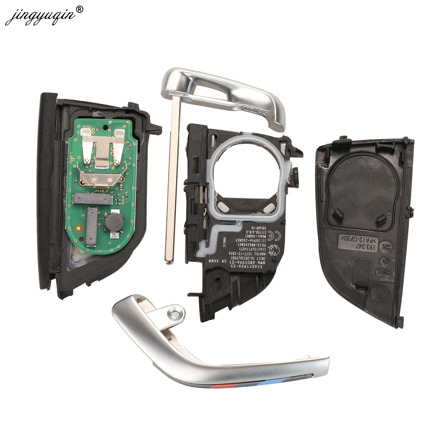 Jingyuqin-Smart-3-4-Pulsante-315mhz-433mhz-868MHZ-Chiave-A-Distanza-Keyless-Entry-fob-per-BMW.jpg Keyforkess Smart 3/4 Pulsante 315mhz 433mhz 868MHZ Chiave A Distanza Keyless Entry fob per BMW F CAS4 5 7 serie X5 X6 2014 2015 2016 pcf7953 - Jingyuqin Smart 3 4 Pulsante 315mhz 433mhz 868MHZ Chiave A Distanza Keyless Entry fob per BMW