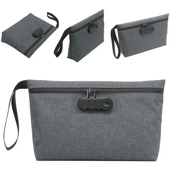 

Deodorant moisture-proof odor insulation bag Carbon fiber deodorant bag Combination lock safety carrying bag