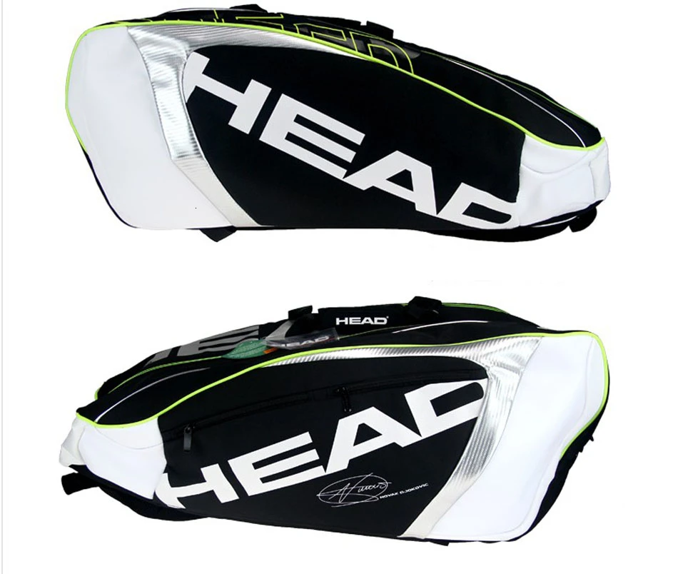 Djokovic же модель головной Теннисный мешок Теннисная Ракетка Сумка бадминтон Padel Теннисная ракетка сумка для 9 ракетка Tenis Raquete Tenis Bolsa