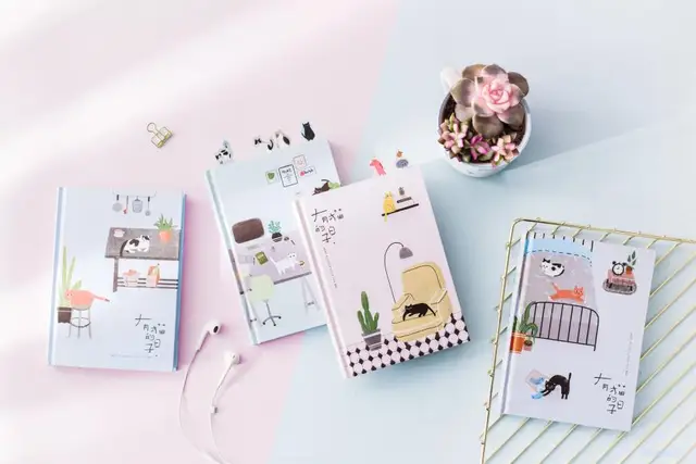 Korean Cute Cat Family Schedule Personal Planner Organizer Small Fresh  Notebook Agenda Plan A5 Most Suitable for Students' Gifts - AliExpress