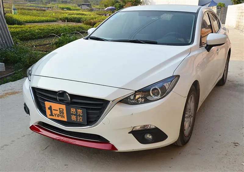 CEYUSOT для новой mazda 3 накладка переднего бампера Мазда 3 м3 декоративная решетка бампера Накладка полосы аксессуары