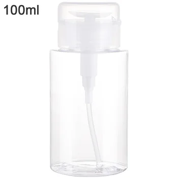 

1Pc Pump Dispenser Travel Bottle Cosmetic Bottle Cosmetic Container Bottle For Makeup Remover, Facial Toner, Lotion(100ml)