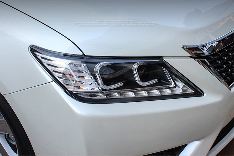 VLAND Автомобильная фара для Toyota Camry 7th фары 2012 до 2014 года C стиль ангельские глазки