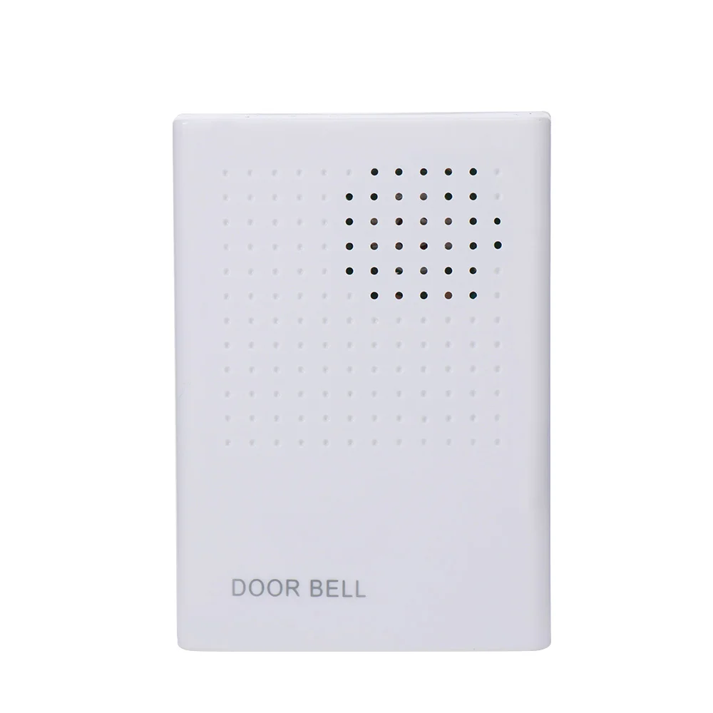 

Wired Door Bell Chime DC 12V Vocal Wired Doorbell Welcome Door Bell For Office Home Security Access Control System White