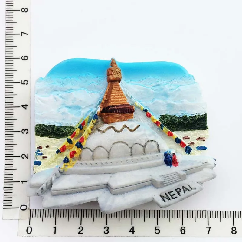 Nepal  Landscape Fridge Magnets Souvenir Nepal Scenic Spots Decorative 3d Resin Crafts Home Decor Gift Ideas Asia Tourist