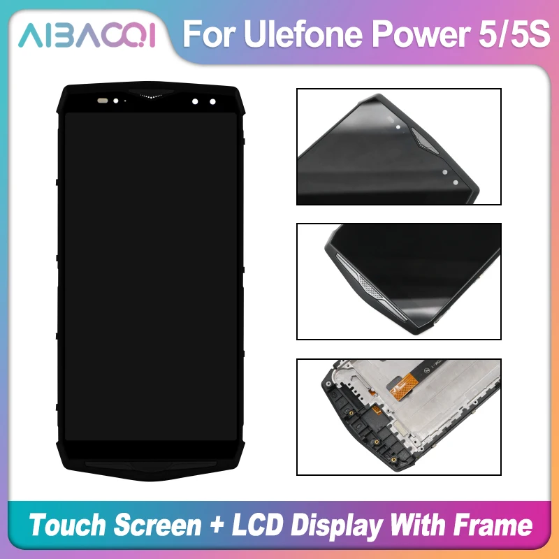 Сенсорный экран+ 2160X1080 ЖК-дисплей+ рамка в сборе для Ulefone power 5/power 5S 6," MTK6763 Android 8,1