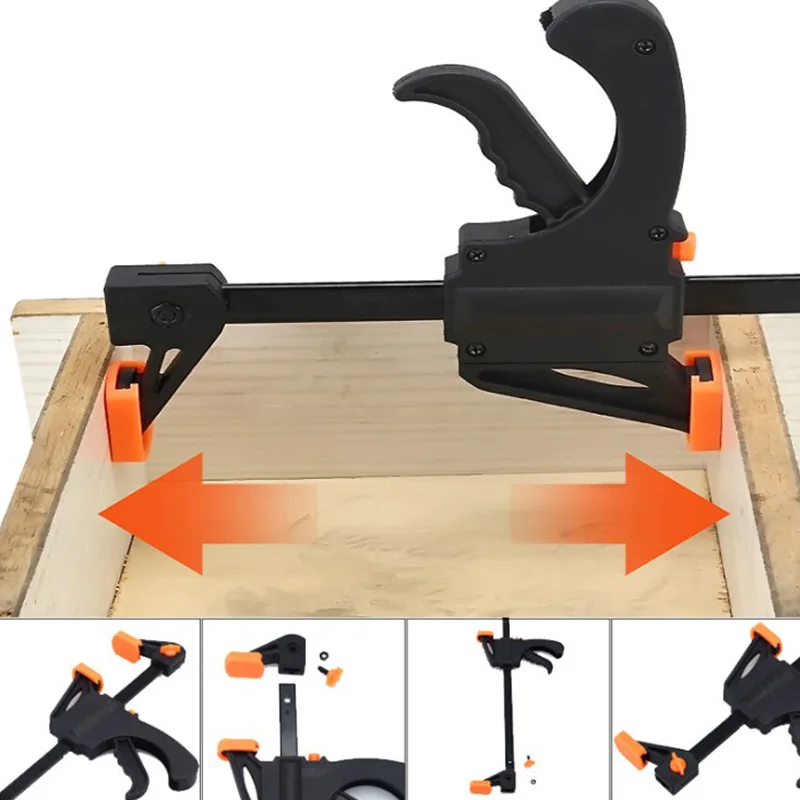 Bar-Clamps Carpentry Mini-Tools Woodworking Plastic for 4-Inch Clutch Sergeants