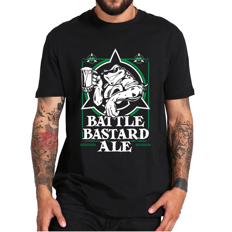 Футболка с надписью Battle Bastard Ale Battletoads видеоигра Аниме Манга короткий рукав мягкая