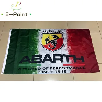 

Car Flag of Abarth 90*150cm Size Christmas Decorations for Home and Garden