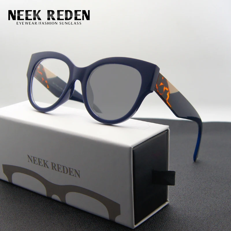 Large Frame Women Photochromic Sunglasses Reading Glasses Cat Eye Multifocal Progressive Presbyopic Eyewear Resin Diopters | Аксессуары