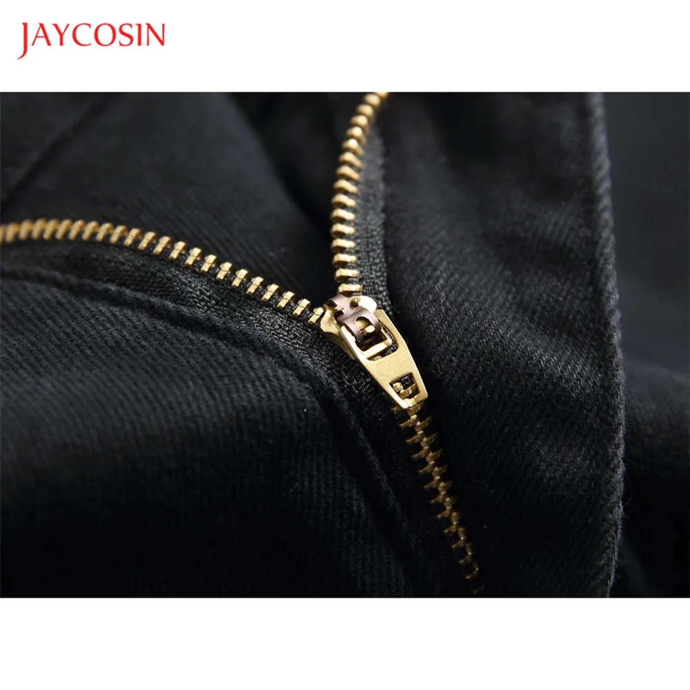 Jaycosin весенние мужские джинсы, брюки в стиле хип-хоп, джинсы с дырками в стиле пэчворк, в полоску, потертые джинсы, повседневные узкие брюки, Мужская Уличная одежда