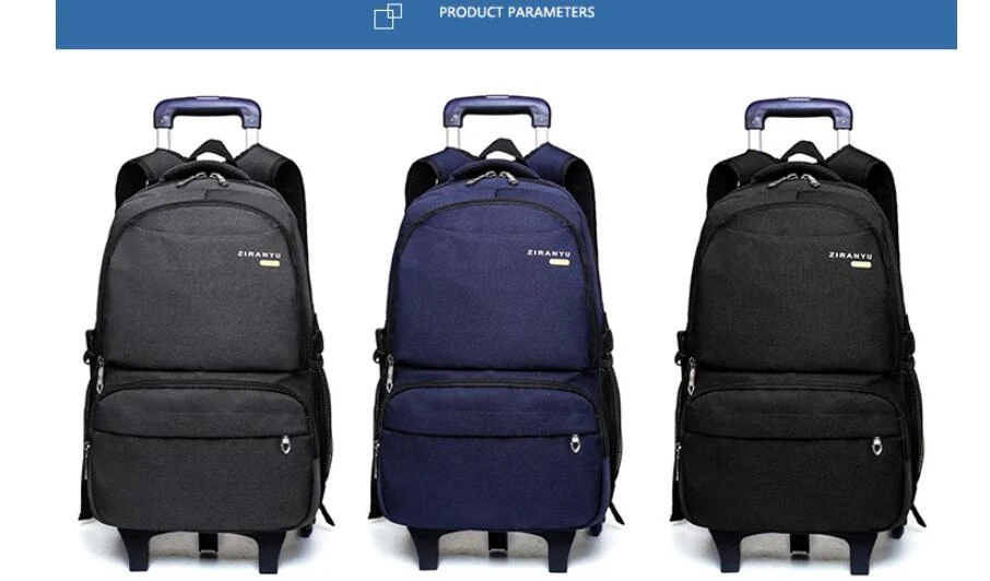 ziranyu rolling backpack