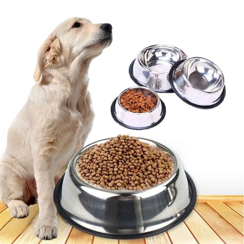 

Pet Dog Cat Bowls Stainless Steel Travel Footprint Feeding Feeder Water Bowl For Pet Dog Cats Puppy Outdoor Non-slip Food Dish