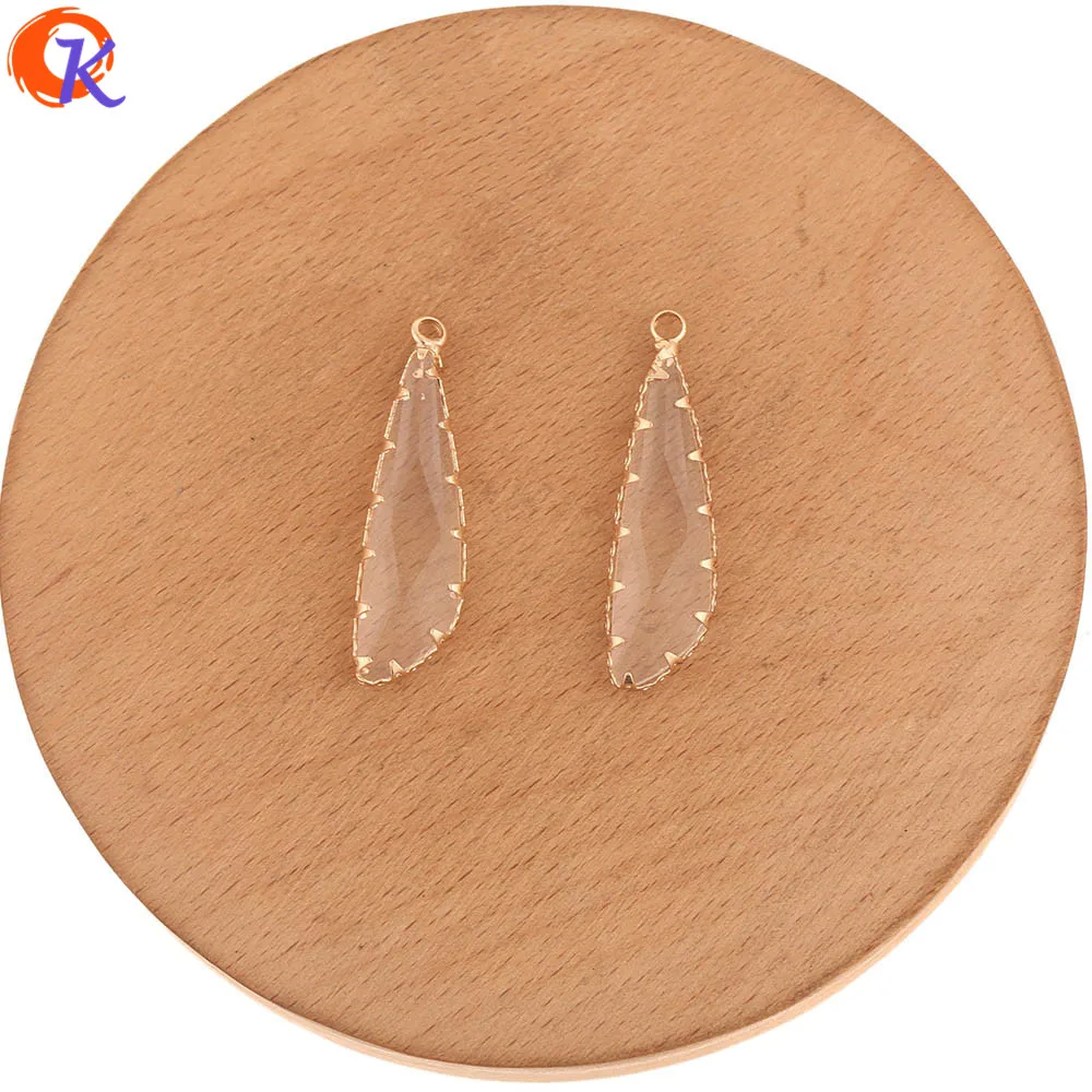 Cordial Design 40Pcs Jewelry Accessories/Pendant/Hand Made/DIY Making/Earrings Connectors/Crystal Charms/Earring Findings
