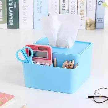 

Desktop Organizer Plastic Storage Box Desktop Jewelry Boxes Pen Holder Remote Control Container Organizer For Desktop hot