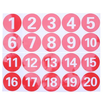 

1 Sheets Digital Colorful Durable Decorative Wall Sticker for Classroom