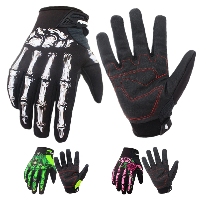 Новые скелетные зимние теплозащитные лыжные перчатки мужские и женские флисовые перчатки для снежной доски уличные Водонепроницаемые зимние мотоциклетные лыжные перчатки