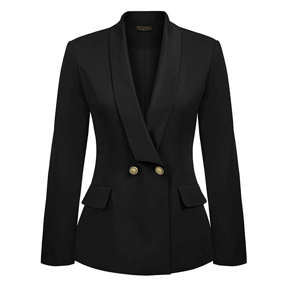 inadvertently box practitioner Minimalist Basic Pure Black Blazer Jacket Women Coat Spring 2020 Elegant  Fashion Jackets 2XL Office Blazers Outwear Ladies Coats| | - AliExpress