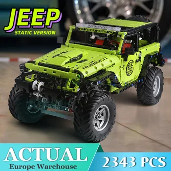 

Creative Technic Series MOC-5140 Green Jeeped SUV Off Road Car Model Building Blocks Bricks Kids Educational Gift
