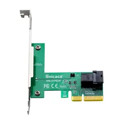 Unicaca ANU21PE04 NVMe PCIe x4 SFF8643 для SFF8639 Поддержка nvme u.2 адаптер прибора