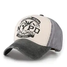 Шлифовальная бейсболка, летняя кепка, осенняя Нью-Йоркская полицейская Кепка, символ, уличная рыбалка, горрас, уличные танцы, остроконечная бейсболка для подростков