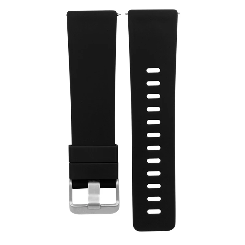 Замена силиконовые часы ремешок Браслет для Fitbit часы Versa SAL99 - Цвет: Черный