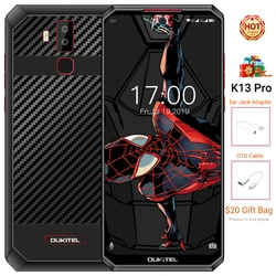 Мобильный телефон OUKITEL K13 Pro, 11000 мАч, 4 Гб + 64 ГБ, Android 9,0, MTK6762 восемь ядер, распознавание лица, 6,41 дюйма, 5 В/6 А, OTA, 4G смартфон