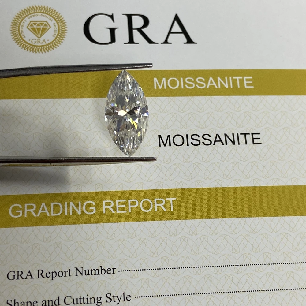 Кольцо с бриллиантом в 1 карат сертификатом Moissanite GRA | Украшения и аксессуары
