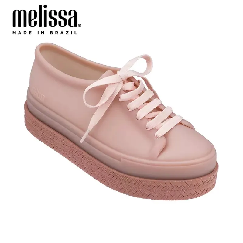 

2020 Woman Melissa Jelly Shoes High Heels Soft Sandals Lace Casual Shoes Women's shoes Non-Slip Melissa Shoes