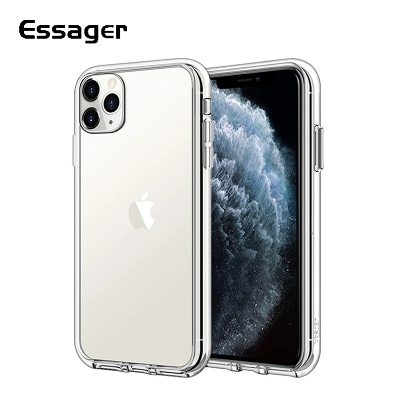 Силиконовый чехол Essager для iPhone 11 Pro 11Pro XS Max XR X R 8 7 6 6S Plus 5 5S SE 8Plus 7Plus из ТПУ|Бамперы| |
