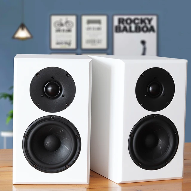 Enceinte HIFI 5 pouces, enceinte hi-fi en bois, bibliothèque Passive,  caisson de basses, DIY - AliExpress