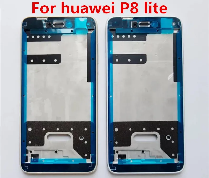 

Gift+Front Middle Frame HOUSING for huawei P8 LITE with Side Button Replacement