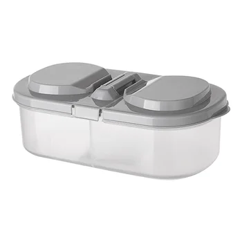 

Kitchen Food Storage Box Clear Container with Lids, Food Sealed Snacks Dried Fruit Grains Tank Storage Cereal Box