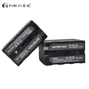 

2pcs 7200mAh high capacity NP-F960 NP-F970 NPF960 NP F970 Digital camera battery For Sony F970 NP-F970 NP-F960 F960 battery