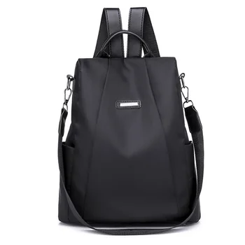 

Gift Solid Anti Theft Fashion Women Backpack Work Oxford Cloth Accessories Girls All Match Casual Waterproof Bag Double Shoulder