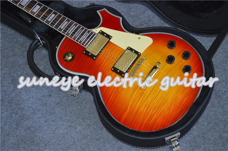Suneye Solid Guitar Body электрогитара вишневая глянцевая отделка электрогитара с накладка кремового цвета с гитарным чехлом