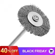 Мини полировальные Стальная проволока щетка с ручкой и 25т Тип для очистки шлифовки и полировки инструмент Аксессуары