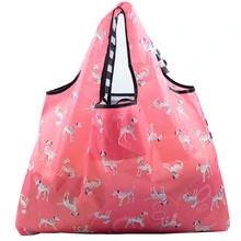 Защитная печатная сумка для хранения большой емкости портативная складная с ручкой Водонепроницаемая Экологичная хозяйственная сумка легко моется многоразовая