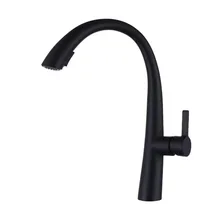 Kitchen Faucet Swivel 360 Degree Water Kitchen Faucet Pull Out Two Function Deck Mounted Tap With Free Hose