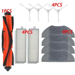 Brosse latérale à rouleau pour aspirateur Robot Xiaomi Mi G1, filtre Hepa, bande de pare chocs en tissu, pour aspirateur Robot, MJSTG1 / SKV4136GL 