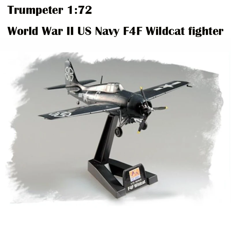 Trumpeter 1: 72 Второй мировой войны США ВМС F4F дикая кошка истребитель 37249 Готовая модель продукта