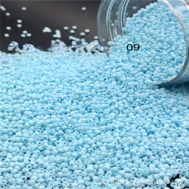 New Super Excellent Rice Beads 2mm Porcelain Beads Macaron Candy Series DIY Collection Beads Weaving Fashion Accessories