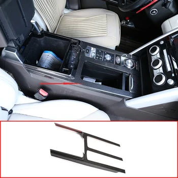 

Real Carbon Fiber Center Console Protection Decorative Panel For Land Rover Discovery 5 LR5 L462 2017-2018 Car Accessories