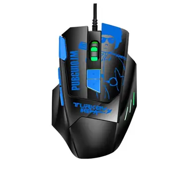 

Wired Programmable Gaming Mouse RGB LED 6 Gear DPI Adjustable Computer Laptop Optical Mouse for Gaming Business Office