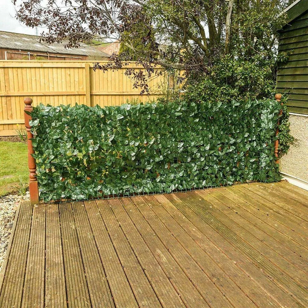 4PCS Artificial Hedge Panels Garden Fence Wall Landscaping Privacy Screen Mesh Trellis Home Outdoor Decor 25*50CM